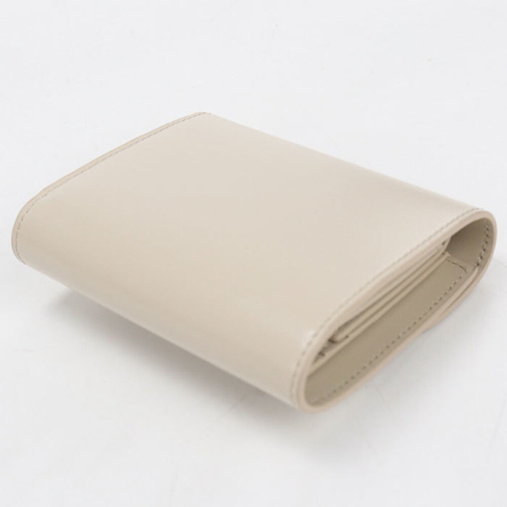 CELINE Celine Tri-fold Wallet 10D783DPV Small Flap Triomphe Women's Beige - Picture 2 of 7